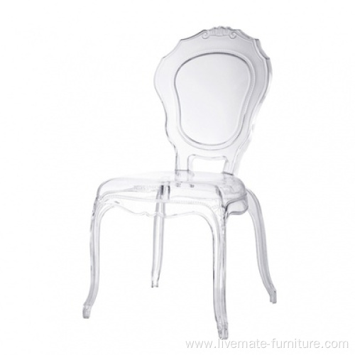 bride and groom stack-able plastic chairs